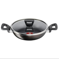 Tefal Titanyum 2X XL Difüzyon Tabanlı Kapaklı Sahan - 24 cm