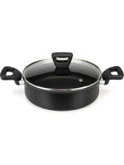 Tefal 3X Titanium Force Kapaklı Kısa Tencere 24 CM