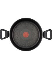 Tefal 3X Titanium Force Kapaklı Kısa Tencere 24 CM