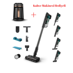 PHİLİPS XC6557/01 Şarjlı Dikey Süpürge +HDA150/60 Kahve Makinesi Hediyeli