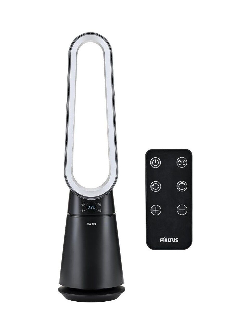 Altus AL 38 BFB Kanatsız Vantilatör Siyah