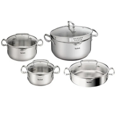 Tefal Duetto 8 Parça Çelik Tencere Seti