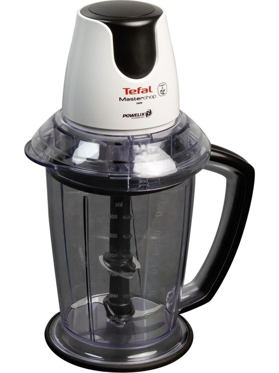 Tefal MasterChop Powelix Maxi 4 Bıçaklı 500 Watt Doğrayıcı Rondo - Beyaz