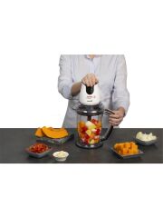 Tefal MasterChop Powelix Maxi 4 Bıçaklı 500 Watt Doğrayıcı Rondo - Beyaz