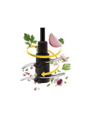 Tefal MasterChop Powelix Maxi 4 Bıçaklı 500 Watt Doğrayıcı Rondo - Beyaz