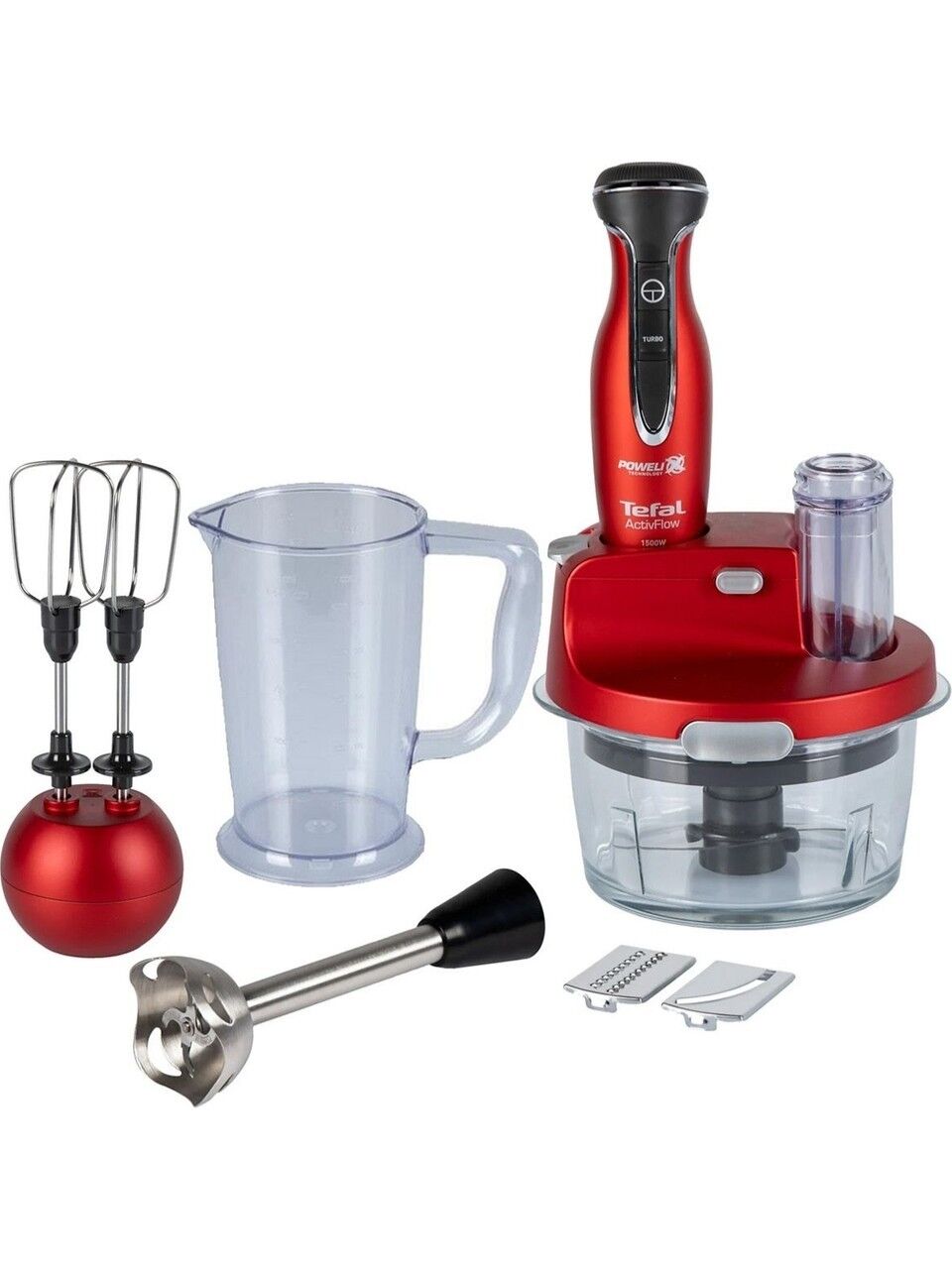 Tefal Powelix Activflow Expert 1500 W Blender Seti Kırmızı