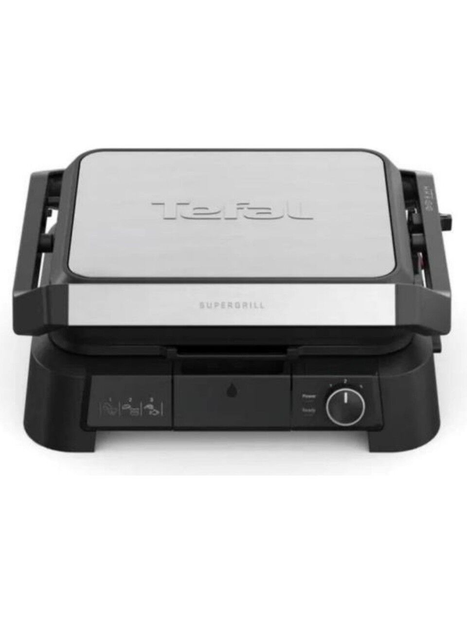 Tefal SuperGrill 3in1 6 Dilim Kapasiteli 2000 Watt Barbekü Izgara ve Tost Makinesi - Inox