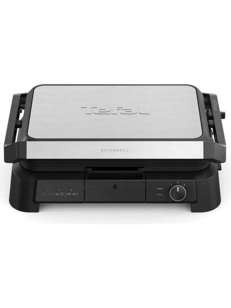 Tefal SuperGrill 3in1 XL 8 Porsiyon Kapasiteli 2200 Watt Barbekü Izgara ve Tost Makinesi - Inox