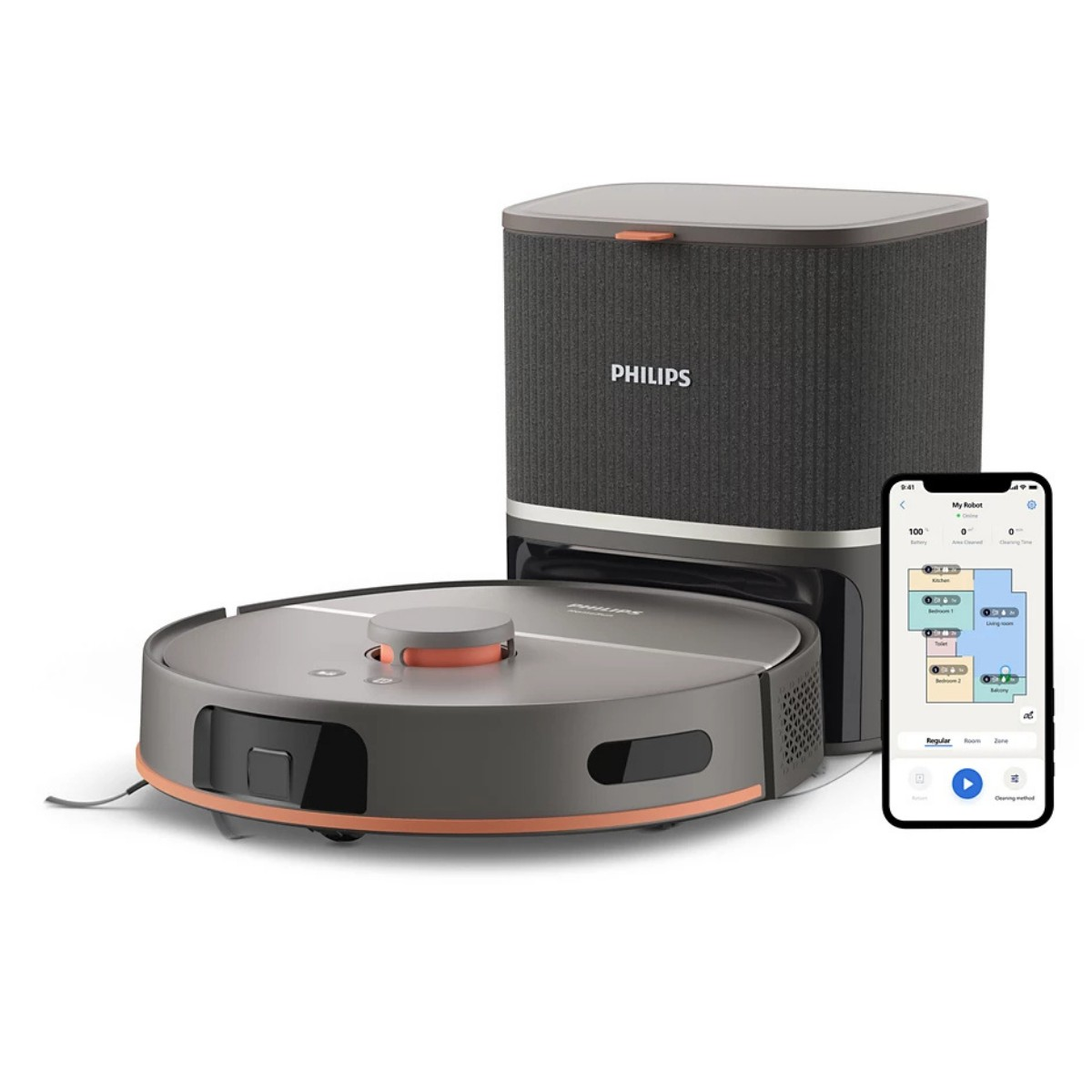 Philips XU5100/10 HomeRun5000 Islak ve Kuru Robot Süpürge